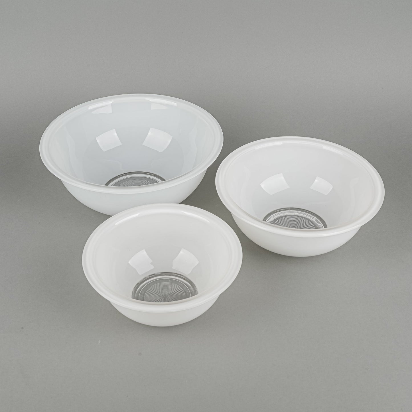 PYREX Glass Nesting Bowls White Set of 3