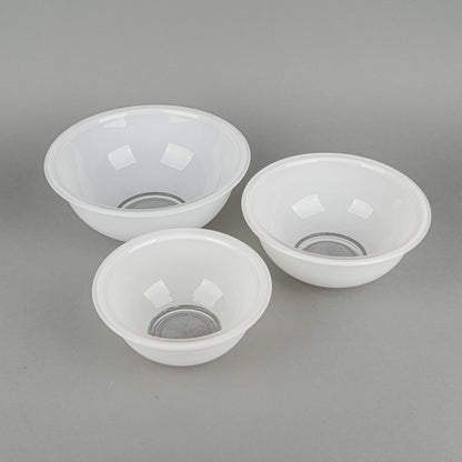 PYREX Glass Nesting Bowls White Set of 3